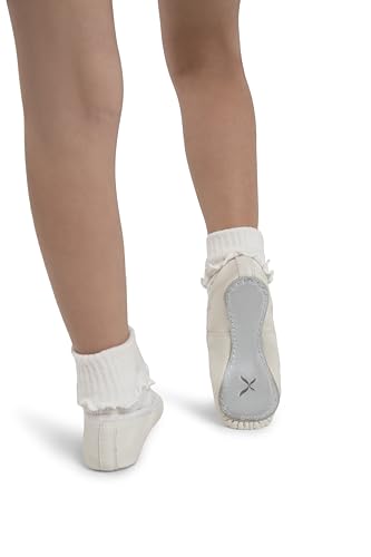 Capezio Girls Daisy 205 Ballet Shoe (Toddlerlittle Kid),White,10 N Us Toddler