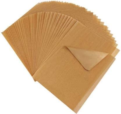 Tds Plus Wrap Brown NonBleached & Wax NonSticky Cooking Ecofriendly (10 * 11 Inch) Sheets Parchment Paper (Pack Of 100, 100 M)