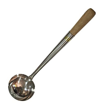 Sunrise 14 Inch Hong Kong Style Wok -Round Bottom + 18 Inch Lenghth Wok Ladle