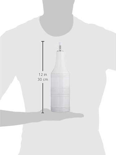 American Atelier Bianca Dotted Oil Bottle, White