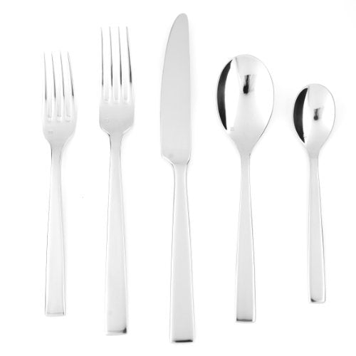 Fortessa Spada 18/10 Stainless Steel Flatware Table Spoon, Set Of 12