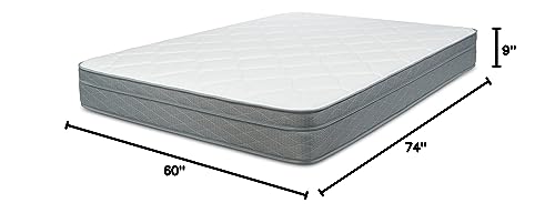 DREAMFOAM Bedding Doze 9 Eurotop Mattress-Medium Comfort, Short Queen
