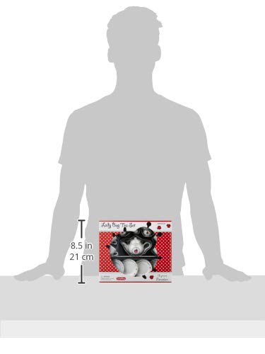 Schylling Ladybug Porcelain Tea Set , White