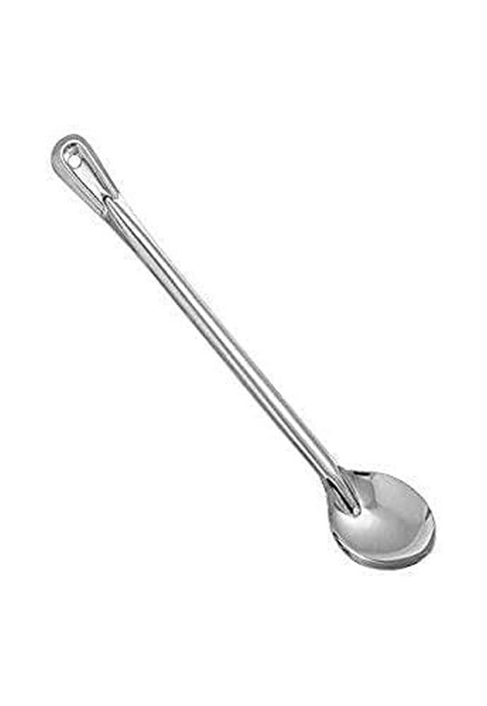Winco Prime Stainless Steel Basting Spoon, NSF, Solid, 18