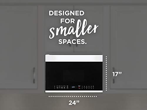 Frigidaire 1.4 Cu. Ft. Compact Over-The-Range Microwave In White With Automatic Sensor Cooking