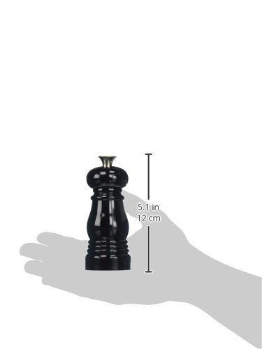 Le Creuset Petite Salt And Pepper Mill Set, 5 X 2 Each, Black And White