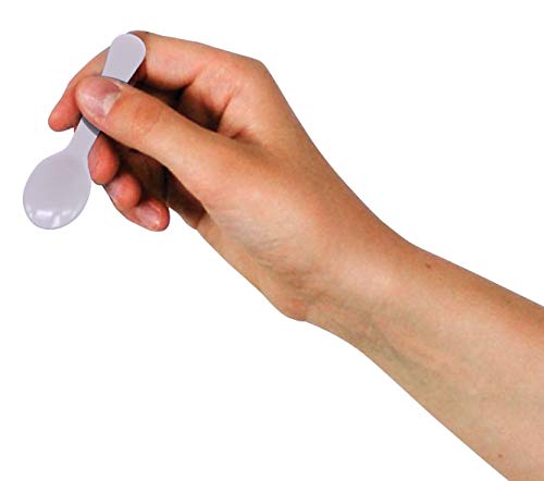 Gmark 100Pc 3'' Taster Spoons Plastic Mini Spoons, Ice Cream Spoons Dessert Spoons White 1 Box Set Gm1002F