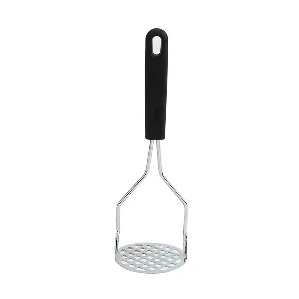 Cawein Potato masher with non-slip handle, stainless steel masher masher kitchen tool for potatoes, sweet potatoes, beans, veget