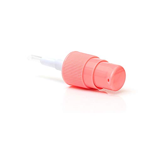 10Ml 0.3 Ounce Clear Plastic Lotion Pump Bottle With Pink Press Pump Head Empty Cosmetic Sample Container For Emulsion Face Crea