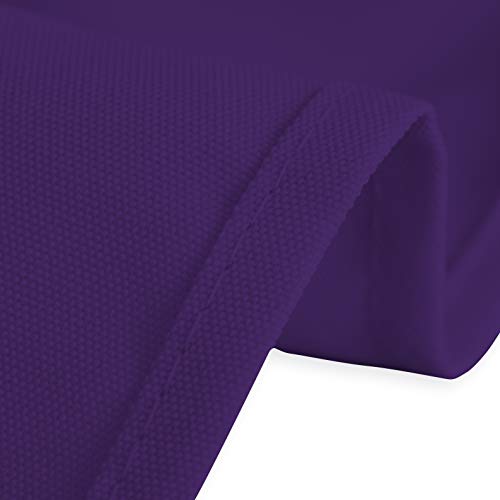 Ltc Linens Tablecloth 70 X 120 In. Rectangular Polyester Tablecloth Purple, (70120-010185)