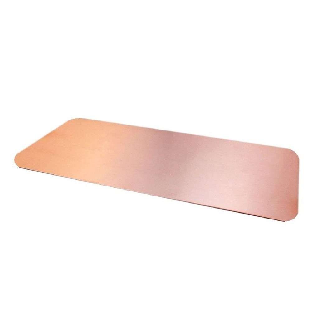 Art Ifact Pure 99.9% 1Mm Thick Copper Plate For Making 15 Liters Structured Water (3.5 X 12 Inches  1Mm) Copper Sheet With Roun