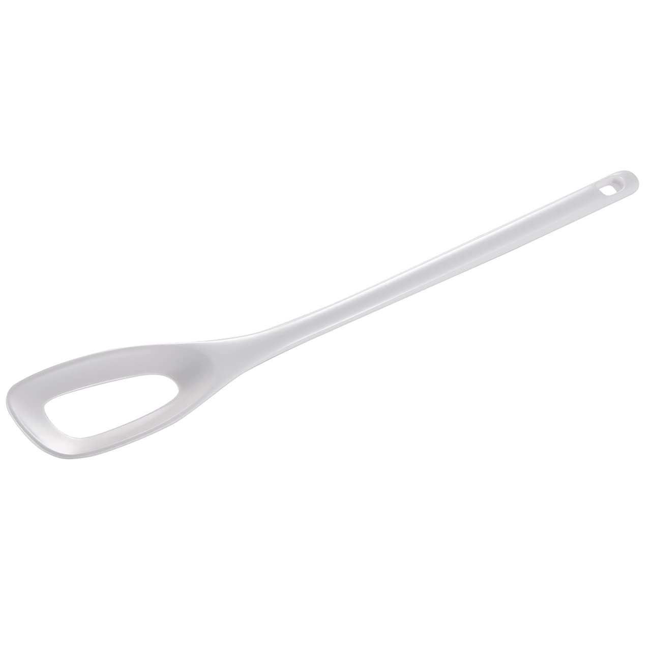 Hutzler Blending Spoon With Hole, 12 Inch - White,3511Wh