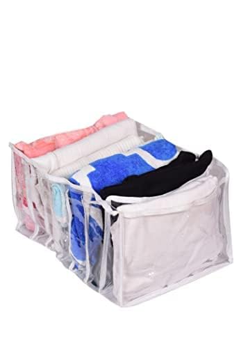 Sunesh Creation Wardrobe Organiser, Undergarment Organizer, Shelf Organiser For Cupboard Pack Of 1