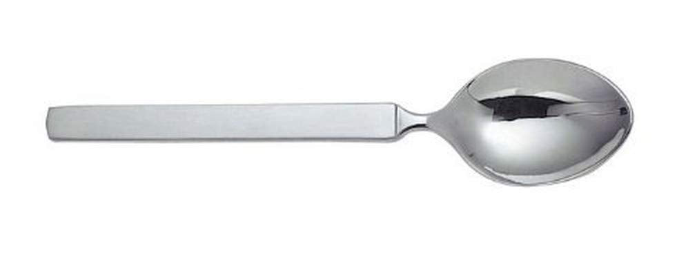 Alessi ''Dry'' 5-3/4-Inch Tea Spoon With Satin Handle, Set Of 6
