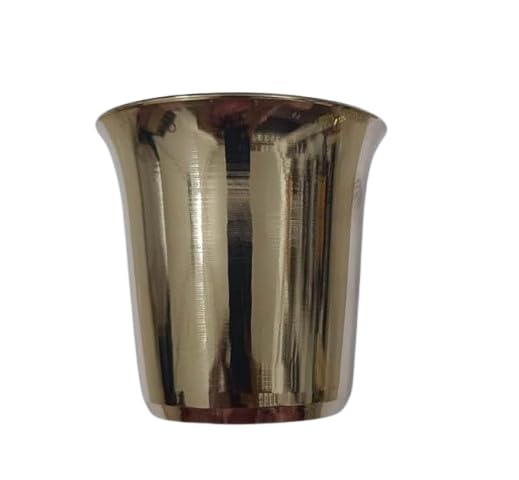 VAIBHAVI TWENTY 4X7 Copper Tumbler Cup I Travelers Copper Mug for Serving Water I Copper Water Drinking Yoga Glass (Pack of 4)