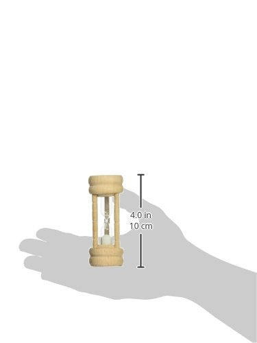 Fox Run Sand Timer, 1.75 X 1.75 X 4.25 Inches, Brown
