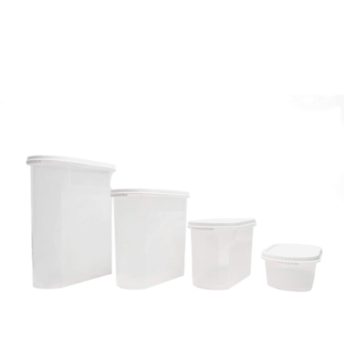 Gluman Modular Bpa Free Plastic Container Set | 100% Food Grade | Airtight | Leakproof | Kitchen & Pantry Storage | Use For Snac