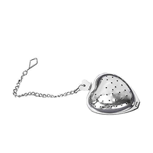 Mayata 2Pcs Stainless Steel Fine Mesh Seasoning Ball Kitchen Soup Spice Stew Filter Kitchen Tool Metal Tea Bag Tea Ball (2Pcs He
