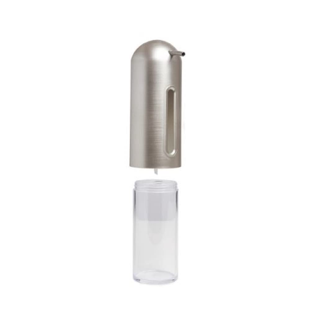 Umbra Penguin Soap Pump, Kitchen Soap Dispenser, Nickel,12 Oz (355 Ml)