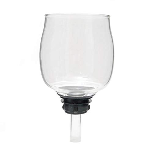 Yama SY5-5 Cup 20 Oz Siphon Coffee Maker Replacement Top Beaker - Borosilicate Glass  Heat-Resistant  Dishwasher Safe
