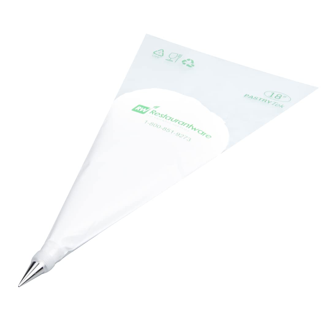 Restaurantware Pastry Tek Piping Tip 1 Round Round Tip For Icing - #2A Corrosion-Resistant Stainless Steel Icing Tip Dishwasher-