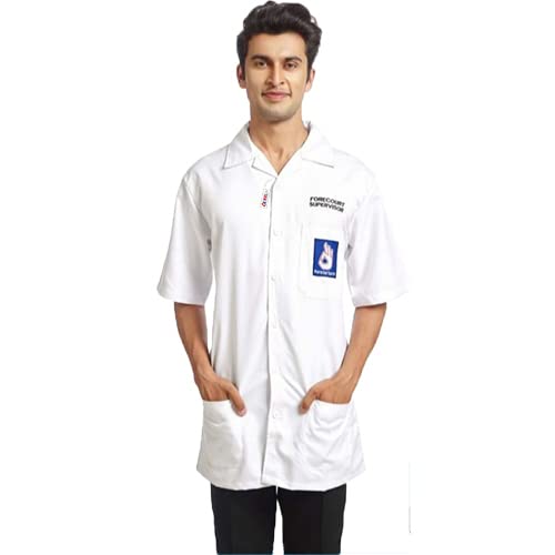 Axl Redifining Lifestyles Bharat Petroleum (Bpcl) Petrol Pump Forecourt Supervisor Overcoat Apron (Xxl(44))