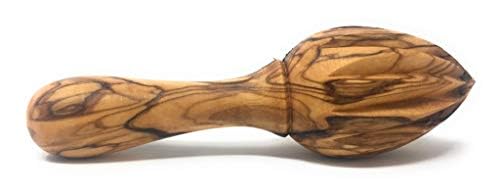 Aramedia Handmade Olive Wood Lemon Juicer/Lemon Reamer - Hand Held Olive Wood Reamer For Lemons, Limes, Citrus, Orange Squeezer