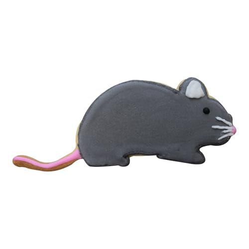 R&M Mouse 3.75'' Cookie Cutter In Durable, Economical, Tinplated Steel