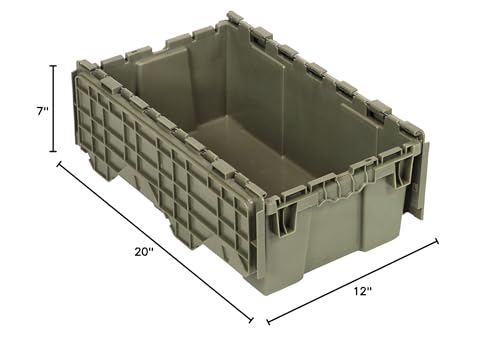 Quantum Storage Systems Quantum Bin, 20'' X 12'' X 7'', Gray