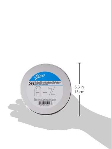 Ateco, 6949 Alphabet Letters-1'', Stainless Steel