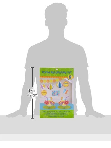 Amscan 246820 Fun In The Sun Party Decoration Kit, 1 Kit