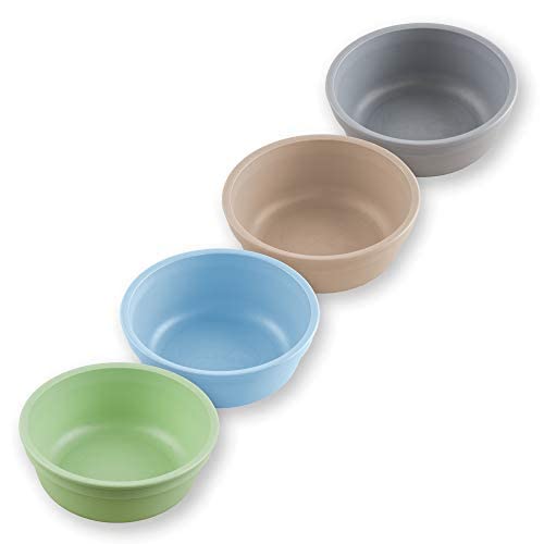 Re-Play Made In Usa 12 Oz. Reusable Plastic Bowls, Pack Of 4 Without Lid - Dishwasher And Microwave Safe Bowls For Snacks And Ev