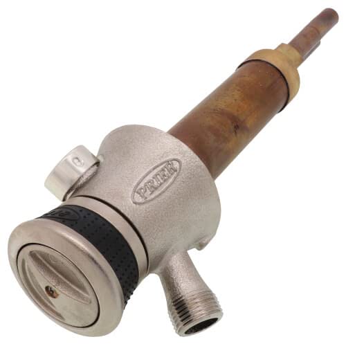 8 Single Handle Hot & Cold Mixing Hydrant, Satin Nickel, 1/2 Plain Copper Ends
