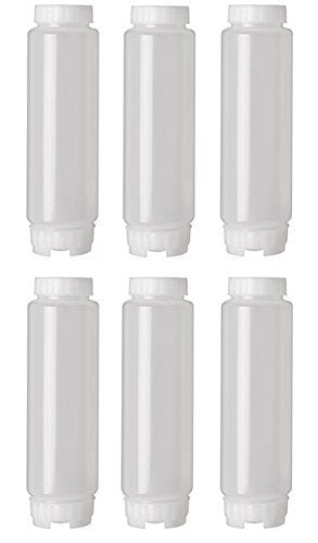 6 Pack Fifo 16 Oz. Squeeze Bottles