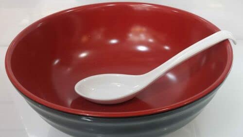 White Melamine Soup Spoon Sunrise Kitchen Supply (5)