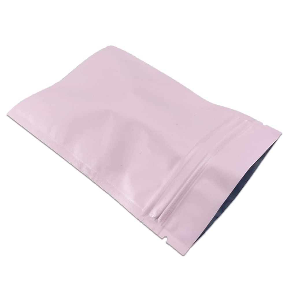 100Pcs Zipper Lock Self Seal Flat Pouch For Zip Aluminum Foil Lock Package Bag Coffee Food Storage Resealable Mylar Bags Smell P