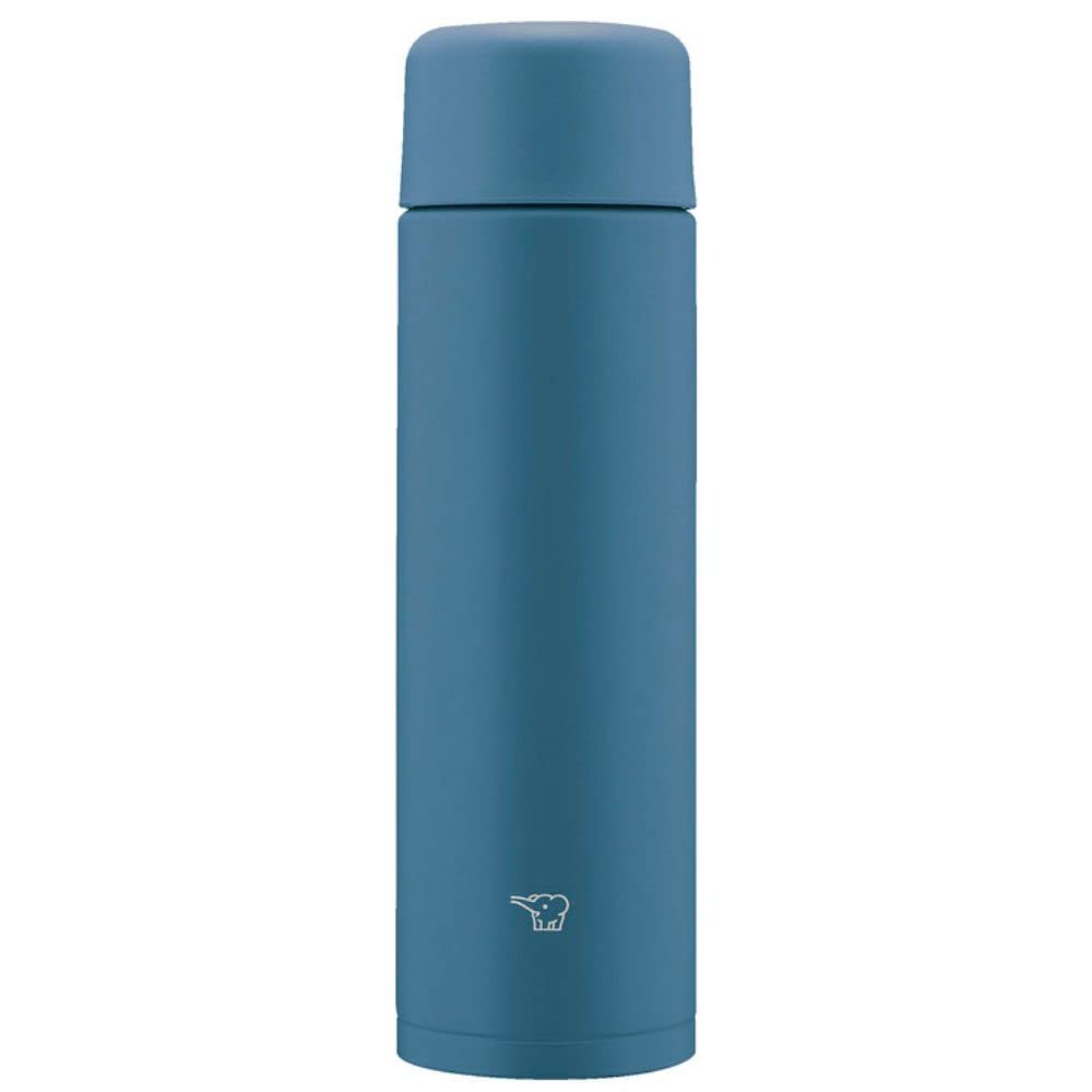 Zojirushi SMMA35AM Water Bottle, Seamless Stopper, Small Capacity, 11.8 fl oz (350 ml), Screw, Stainless Steel Mug, Midnight N