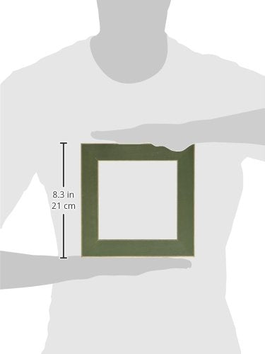 Mill Hill Wooden Frame, 6 By 6-Inch, Olive