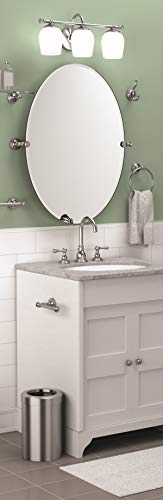Gatco 4123 Tavern Toilet Paper Holder  Polished Nickel / Wall Mounted Euro Style Toilet Tissue Holder  Zinc