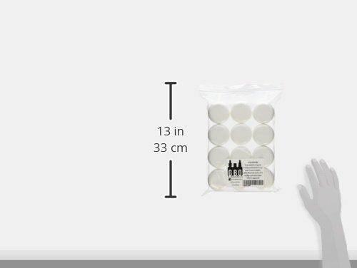 2 Oz White Double Wall Plastic Jar With Dome Lid (12 Per Bag)
