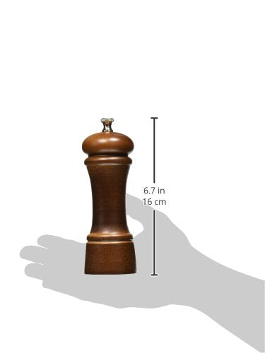 Chef Specialties 6'' Elegance Pepper Mill, Walnut