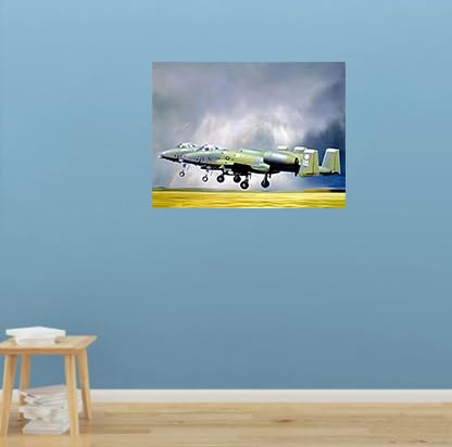 Military Aviation Wall Decor Airforce A-10 Thunderbolt Warthog Jet Airplane Art Print Poster (16X20)