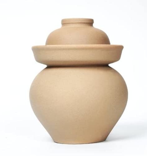 Kamelar.Lava Kimchi tofu chili jar, mini fermentation ceramic jar, ceramic (capacity: 3 pounds), household kimchi, moldy tofu to