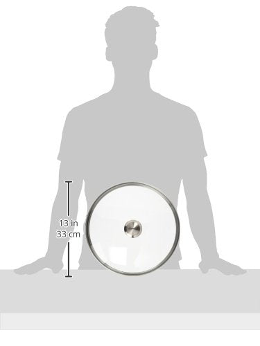 Le Creuset Signature Glass Lid With Stainless Steel Knob, 12''