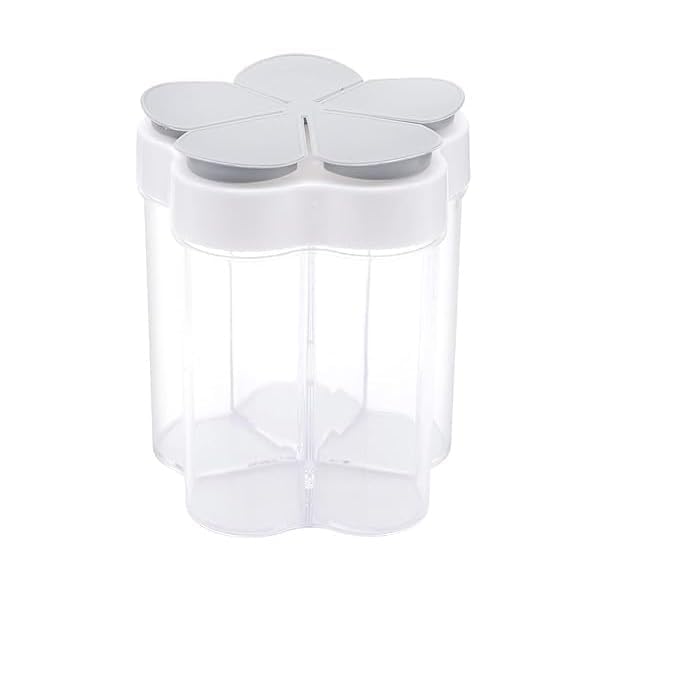 Gra8 5 In 1 Camping Seasoning Jar Set Portable Spice Container With Multiple Compartments Travel   Outdoor Cooking, Picnic Kitch