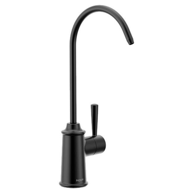 Moen Sip Matte Black Traditional Drinking Water Beverage Faucet with Optional Filtration System, F7600BL