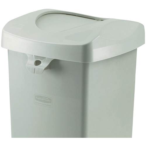 Rubbermaid Commercial Products Untouchable Trash/Recycling Swing Lid, Gray, Compatible With 23-Gallon Untouchable Containers