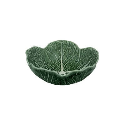 Bordallo Pinheiro 17 Ounce Green Cabbage Cereal Bowl, Set Of 4
