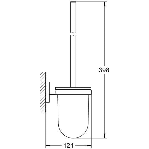 Grohe 40407001 Essentials Guest Bathroom Set, 3-In-1