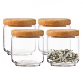 Ocean Pop Jar 500 Ml With Wooden Lid